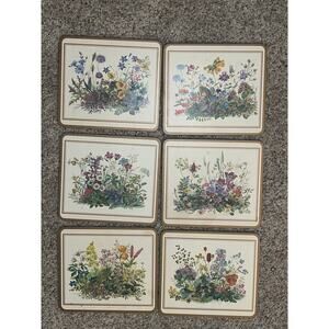 Pimpernel Meadow Flowers  Set Of Six Placemats